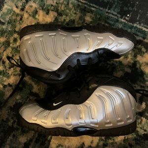 Silver Foamposite size 9 toddler